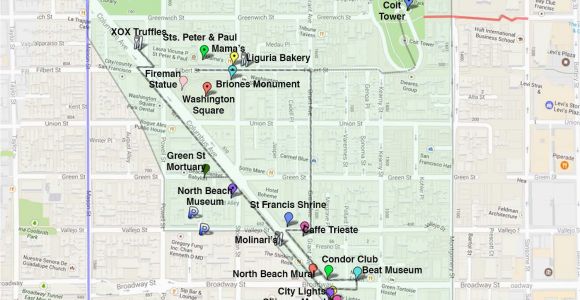 San Francisco Little Italy Map north Beach San Francisco Things to Do In Little Italy
