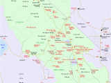 San Gabriel California Map Map Of Death Valley National Park California Nevada