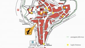 San Gimignano Italy Map San Gimignano Guide to the town Map with Keys Visit San Gimignano