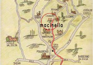 San Gimignano Italy Map San Gimignano Siena Tuscany Italy Macinella