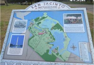 San Jacinto Texas Map Battleground Map Picture Of San Jacinto Battleground State