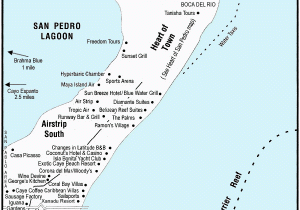 San Pedro California Map San Pedro town Belize Maps Ambergris Caye