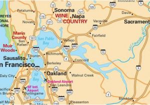 San Rafael California Map San Francisco Maps for Visitors Bay City Guide San Francisco