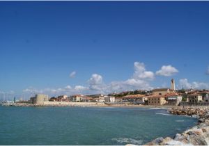 San Vincenzo Italy Map Widok Na Miasto Od Strony Plaa Y Bild Von Marina Di San Vincenzo