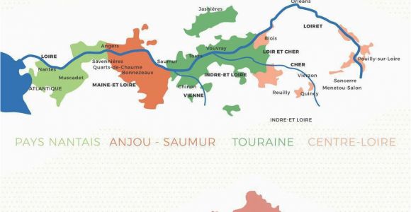 Sancerre France Map An Introduction to the Regions Of the Loire Valley Map Restaurant