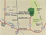 Sand Dunes Colorado Map Maps Of United States National Parks and Monuments