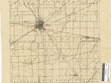 Sandusky County Ohio Map Ohio Historical topographic Maps Perry Castaa Eda Map Collection
