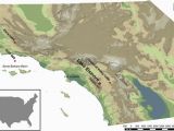 Santa Ana Map Of California Map Of southern California Showing Location Of Lake Elsinore and Odp