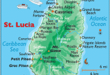 Santa Lucia Italy Map St Lucia Map Geography Of St Lucia Map Of St Lucia