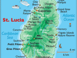 Santa Lucia Italy Map St Lucia Map Geography Of St Lucia Map Of St Lucia