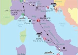 Santa Margherita Italy Map Treasures Of Italy Fox World Travel