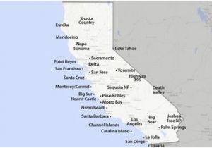 Santa Marta California Map Map Of the California Coast 1 100 Glorious Miles