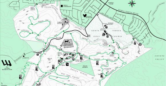 Santa Teresa California Map Expertgps Calibrated Maps