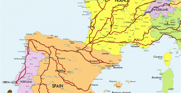 Santiago De Compostela Spain Map Santiago De Compostela Pilgrims Way