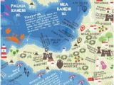 Santorini Italy Map 8 Best A Smart Map Of Santorini Images Geography Map Map Design