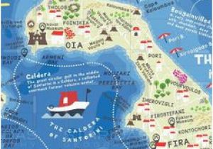 Santorini Italy Map 8 Best A Smart Map Of Santorini Images Geography Map Map Design