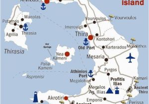 Santorini Italy Map Honeymoon What to Do and See In Santorini Greece Reisen