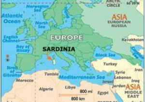 Sardinia Europe Map Europe