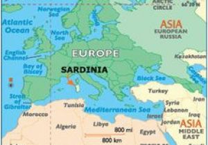 Sardinia Europe Map Europe
