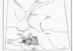 Saskatchewan On Map Of Canada Map Of southern Saskatchewan Showing the Location Of the