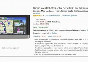 Sat Nav with Usa and Europe Maps Garmin Nuvi Sat Nav Free Lifetime Maps