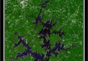 Satellite Maps Georgia Lake Martin Alabama Satellite Poster Map Photography S Precious