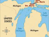 Sault Ste Marie Canada Map Sault Sainte Marie Stock Photos Sault Sainte Marie Stock Images