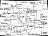 School Districts In Colorado Springs Map Colorado Counties 64 Counties and the Co towns In them