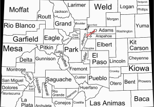 School Districts In Colorado Springs Map Colorado Counties 64 Counties and the Co towns In them