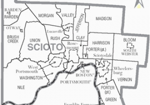 Scioto County Ohio Map Pike County Ohio Wikivividly