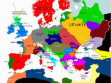 Scotland On A Map Of Europe Europe 1430 1430 1460 Map Game Alternative History