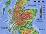 Scotland On Europe Map Map Showing Mountainous areas Of Scotland Maps Map