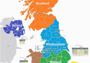 Scotland On Map Of Europe Map Uk Divided Into 10 States Random Fascination Map