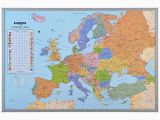 Scratch Off Europe Map Pinboard World Map or Map Of Europe 90 X 60 Cm Includes 12 Flag Pins Europe