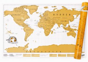 Scratch Off Europe Map World original Scratch Maps Large or Travel Editions