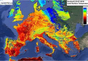 Sea Temperature Map Europe Europe Heatwave Uk Could Break All Time Temperature Record