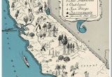 Seaside California Map California Map It Vintage Pinterest California Beach