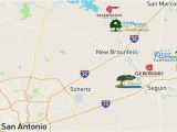 Seguin Texas Map Retreat Into Peace Nature at Geronimo Creek Retreat In A