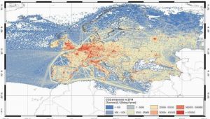 Seismic Map Of Europe Maps On the Web Co2 Emissions In 2014 In Europe Maps