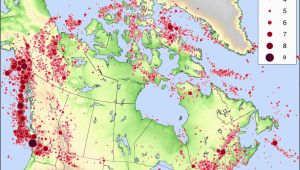 Seismic Zone Map California Live Earthquake Map California Best Of Map Earthquakes Around the