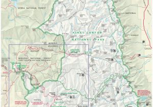Sequoia National Park California Map Kings Canyon National Park Wikipedia