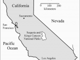 Sequoia National Park California Map Location Map Of Sequoia and Kings Canyon National Parks California