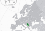 Serbia On Europe Map Serbia Wikipedia
