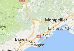 Sete Map France Pinterest