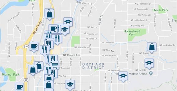 Sex Offender Map oregon Street Map Of Bend oregon Secretmuseum