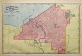 Shaker Heights Ohio Map Prints Old Rare Cleveland Ohio Antique Maps Prints