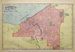 Shaker Heights Ohio Map Prints Old Rare Cleveland Ohio Antique Maps Prints