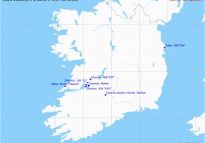 Shannon Airport Ireland Map Radio Beacons In Ireland In the 1950s Military Airfield Directory