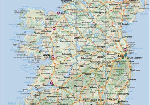 Shannon Ireland Airport Map Road Map Of Ireland Ireland Road Map Vidiani Com Maps
