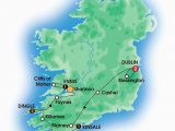 Shannon Map Ireland 2017 southern Gems 7 Day 6 Night tour Overnights 2 Dublin 1